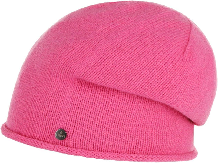 LIERYS Merino Kaschmir Beanie Damen/Herren (Länge: 26 cm) - Oversize-Mütze mit Merinowolle und Kasch