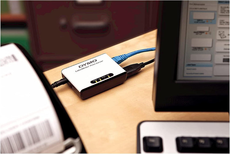 DYMO LabelWriter Print Server | Netzwerkadapter fur LabelWriter Etikettendrucker Single, Single