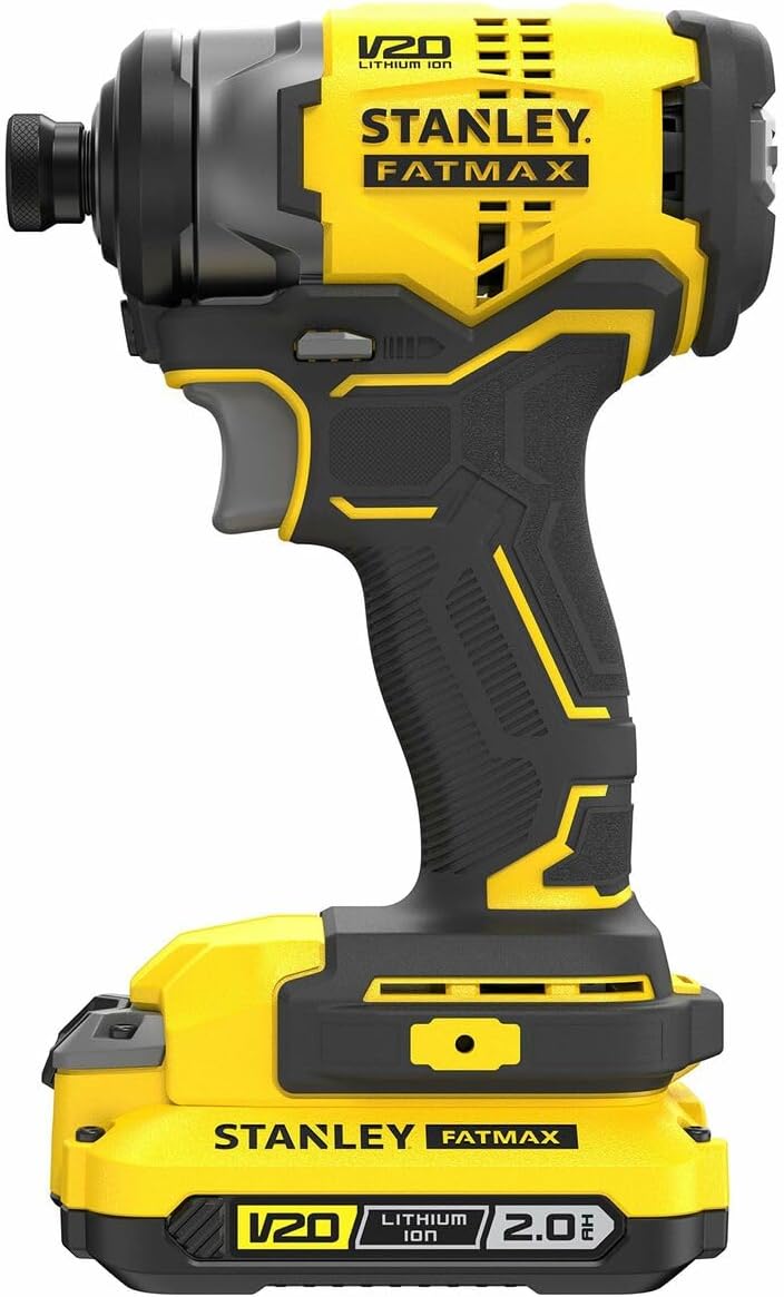 Stanley FatMax 18V Akku-Schlagschrauber SFMCF810D2K (2.0Ah, max. Drehmoment 170 Nm, bürstenloser Mot