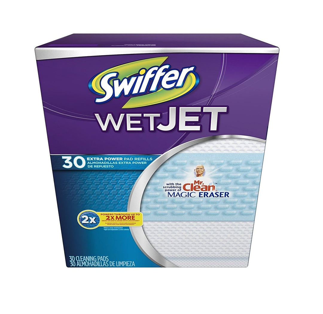 Swiffer 80224594 Wetjet Extra Power Pad Refills 30 1