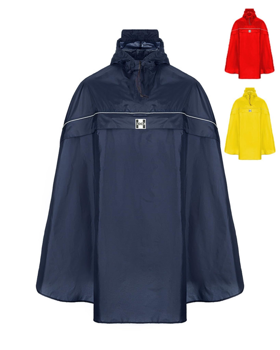 HOCK - DAS ORIGINAL und echter TESTSIEGER* - Fahrrad Regenponcho mit Kapuze - Fahrradponcho Wasserdi