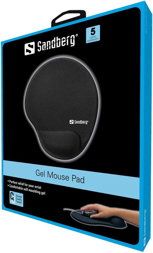 Sandberg Gel-Mousepad mit Handgelenkstütze 520-23, 520-23