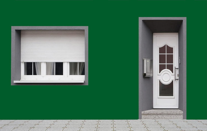 RyFo Colors Silikonharz Fassadenfarbe Lotuseffekt Trend Grüntöne Dunkelgrün 10l - bunte Fassadenfarb