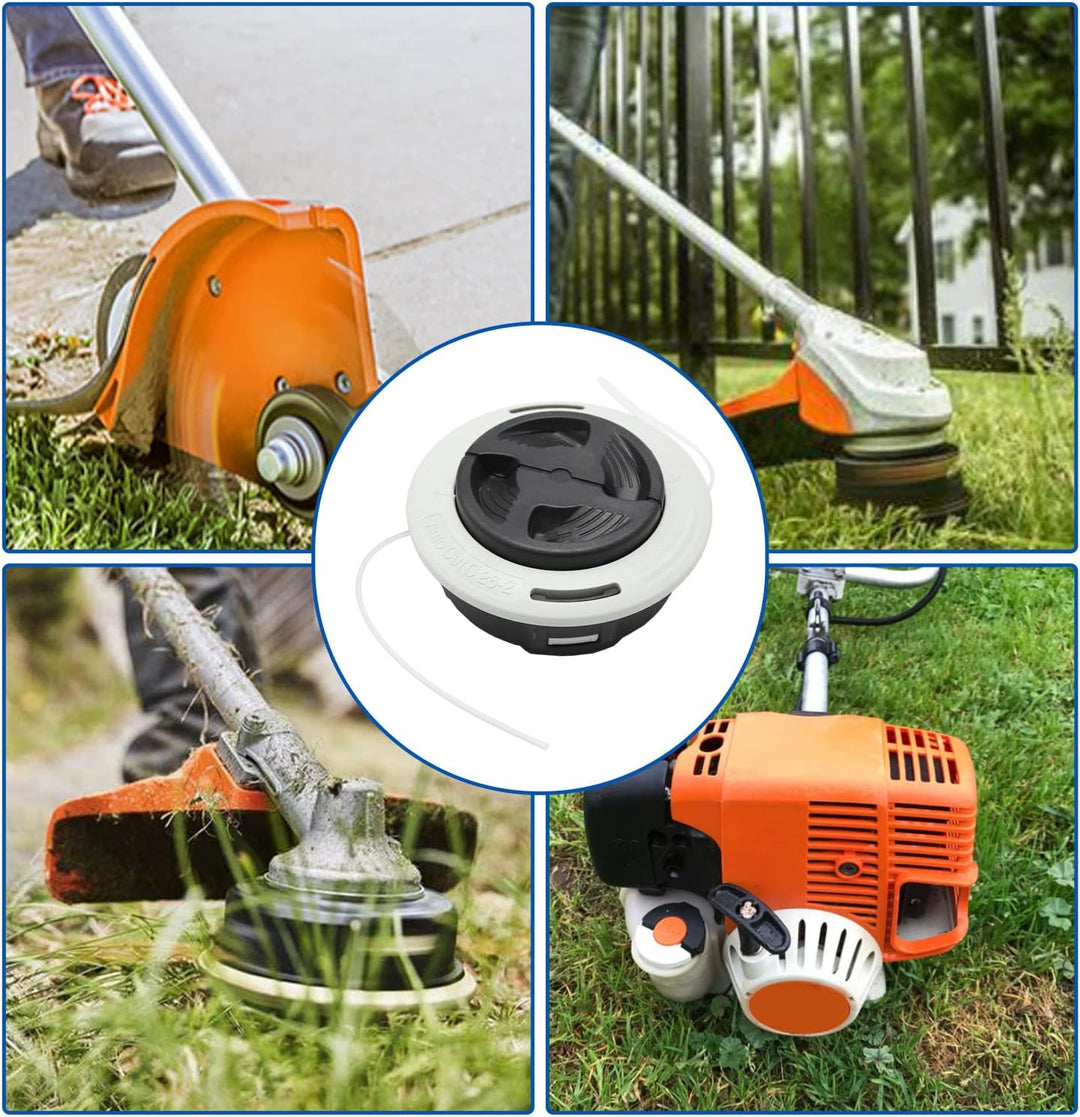 Hoypeyfiy Trimmerkopf Dual Line 4002 710 2169 Ersatz für Stihl FS55 FS55R FS56 FS56RC FS70 FS70R FS8