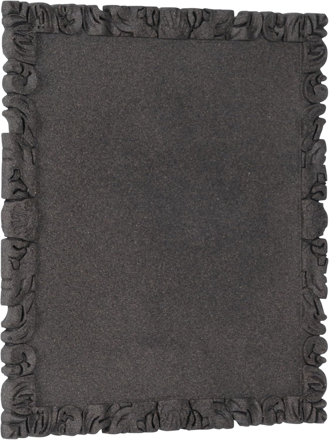 Bi-Office Korktafel Rococork, rahmenlos, hochwertige Korkoberfläche, schwarz, 40 x 45 cm, Schwarz