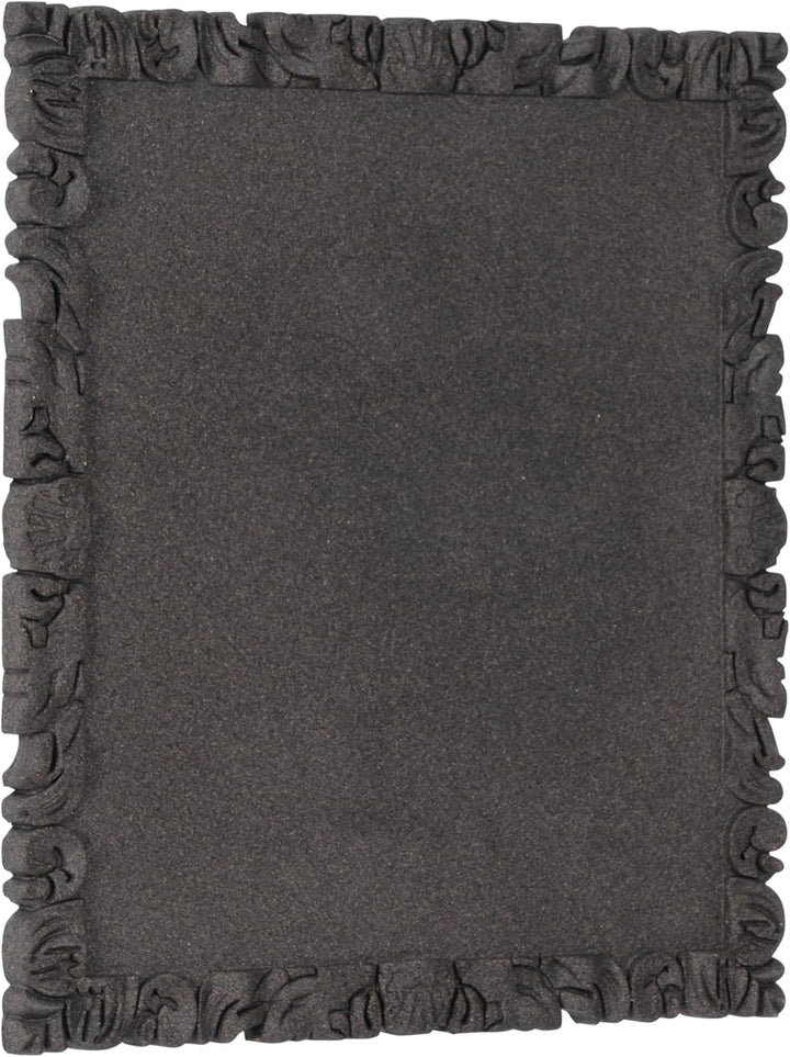 Bi-Office Korktafel Rococork, rahmenlos, hochwertige Korkoberfläche, schwarz, 40 x 45 cm, Schwarz