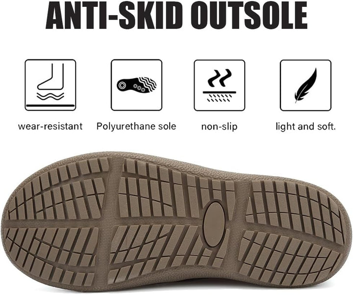 VTASQ Winterstiefel Herren Winterschuhe Gefüttert Warme Schneestiefel Outdoor Rutschfest Kurzschaft