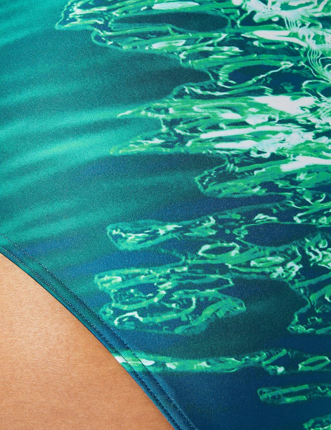 Speedo Damen Digital Placement U-Back Badeanzug 32 Blau/Grün, 32 Blau/Grün