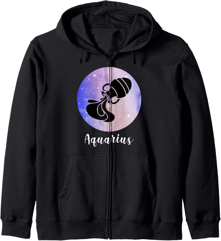 Wassermann Geschenk Astrologie Horoskop Sternzeichen Kapuzenjacke