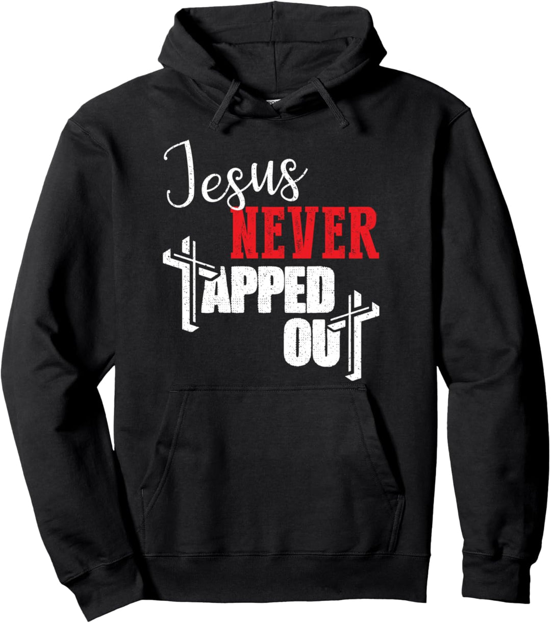 Jesus hat nie das christliche Glaubenswrestling angezapft Pullover Hoodie