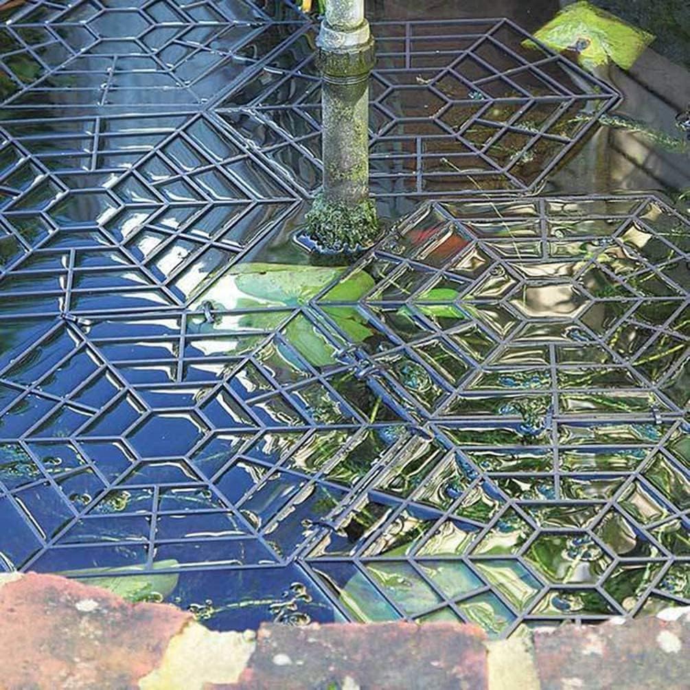20 Stück Kombinierbare schwimmende, Teichschutznetzringe Teichabdecknetz Teich Fischschutz Teichgitt
