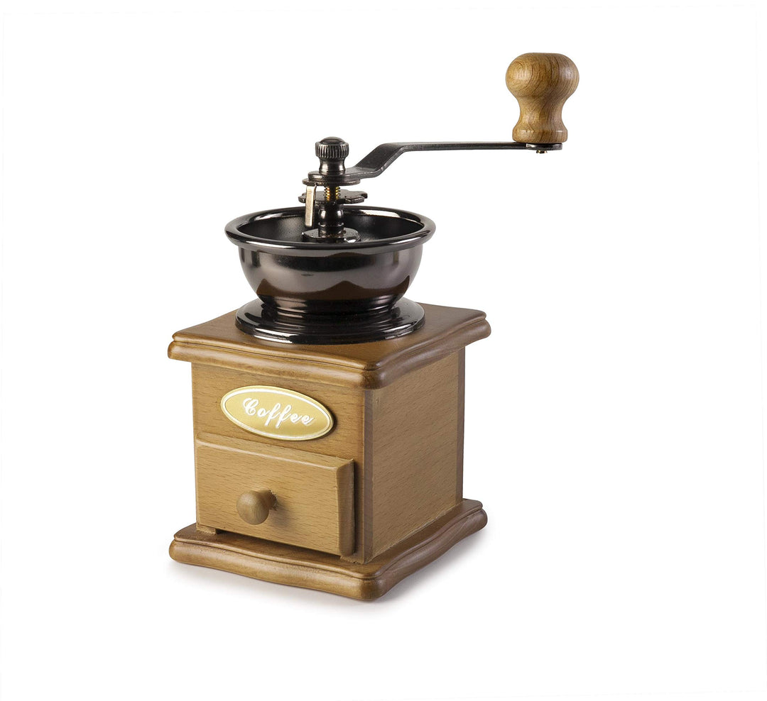 IBILI - Kaffeemühle, einstellbar, Holz und Stahl, Hellbraun, Retro Marrón Claro, Marrón Claro