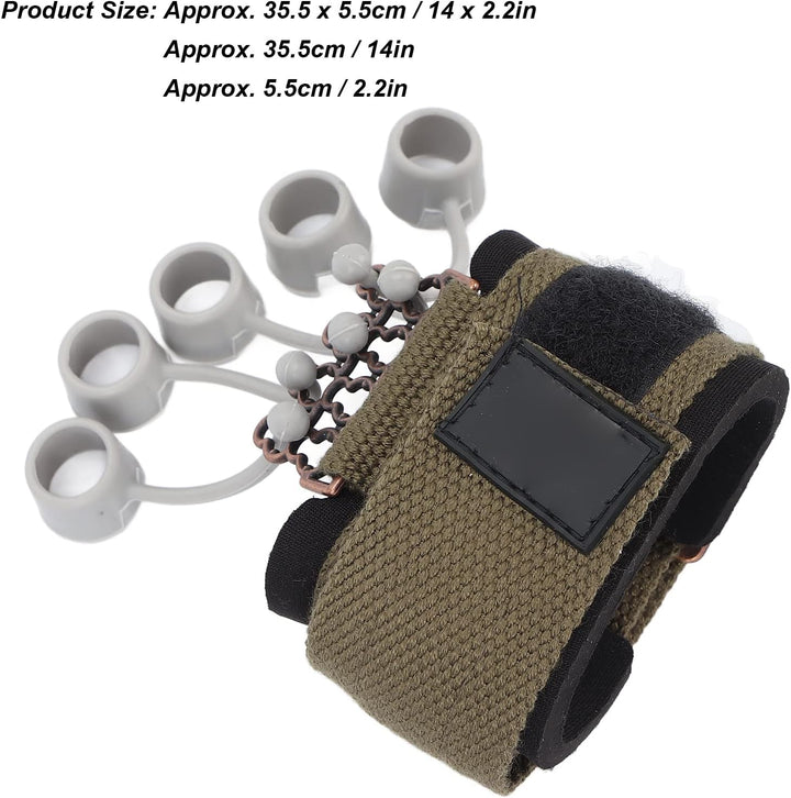 Focket Fingertrainer, 20Lb/40Lb Handgriff-Stärkung, Handstärkung, Finger-Widerstandsband, Gitarre, F