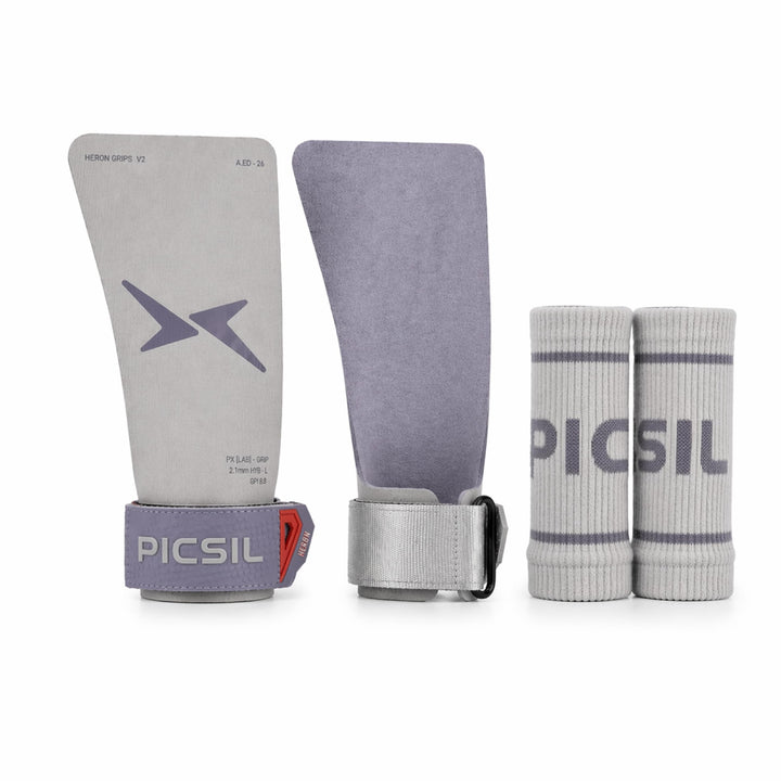 PICSIL Heron Hand Grips – Handschutz aus Aramidfasern, Nutzung mit oder ohne Magnesia, für WOD, Cros