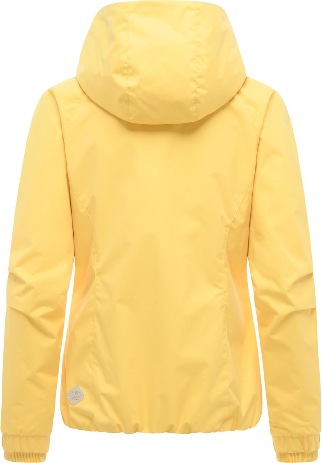 Ragwear Damen wasserdichte Übergangsjacke leichte Jacke kurz mit Kapuze Dizzie Intl XS-6XL XS Banana