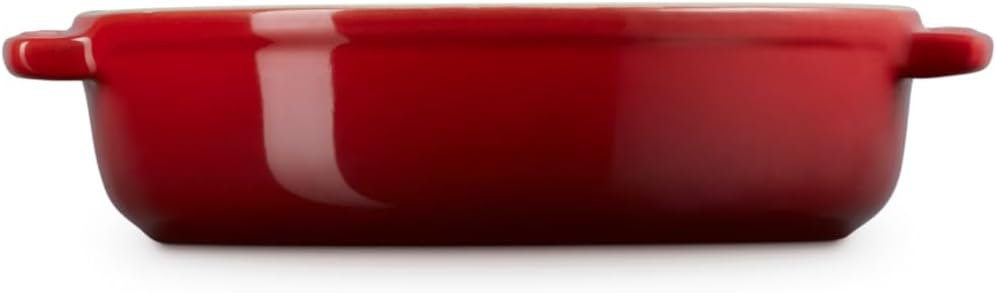 Le Creuset Tapasschale aus Steinzeug, 500 ml/ 14 cm, Kirschrot, 72102140600001, Kirschrot