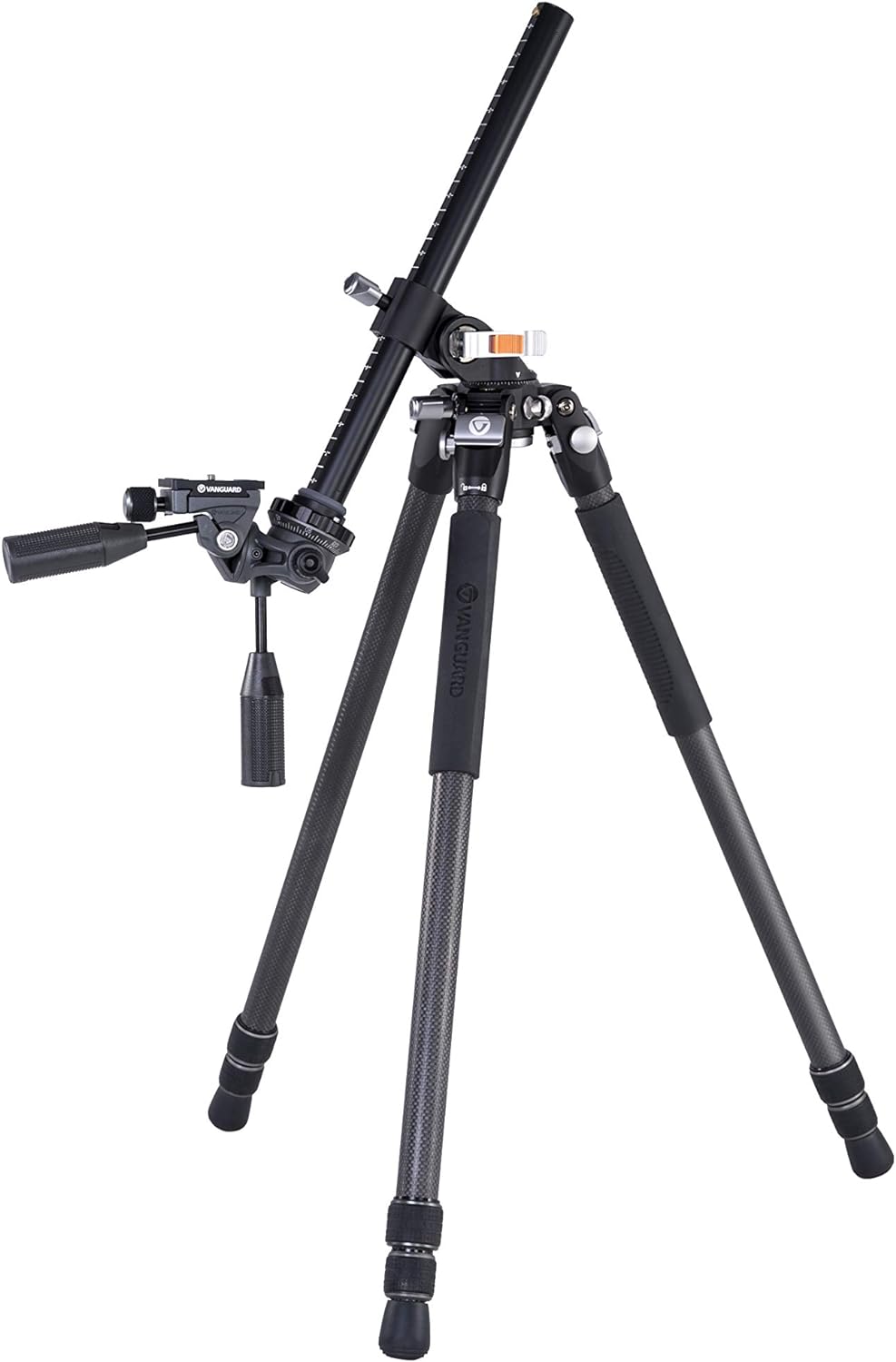 Vanguard VEO 3+ 263CP 263CP Vielseitiges Carbon Stativ - 3-Wege-Panhead, Schwarz