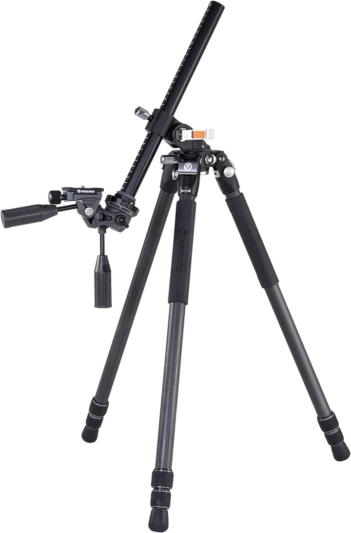 Vanguard VEO 3+ 263CP 263CP Vielseitiges Carbon Stativ - 3-Wege-Panhead, Schwarz