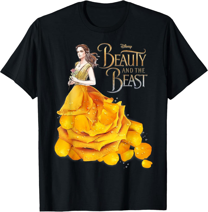 Disney Beauty & The Beast Belle Golden Dress Graphic T-Shirt