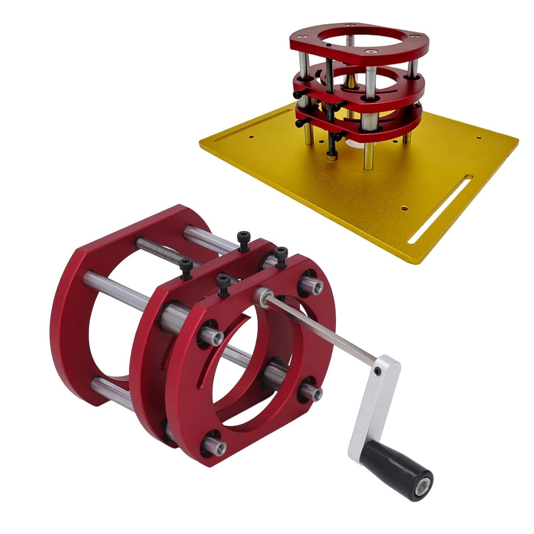 Router Lift Router Lift Basis Aluminium Legierung Edelstahl 4 Kiefer Klemm Router Tisch Hebe System