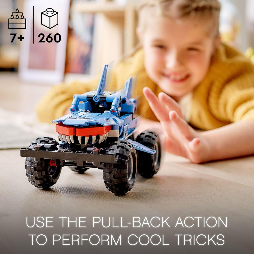 LEGO Technic Monster Jam Megalodon 42134 Model Building Kit; A 2-in-1 Build for Kids Who Love Monste