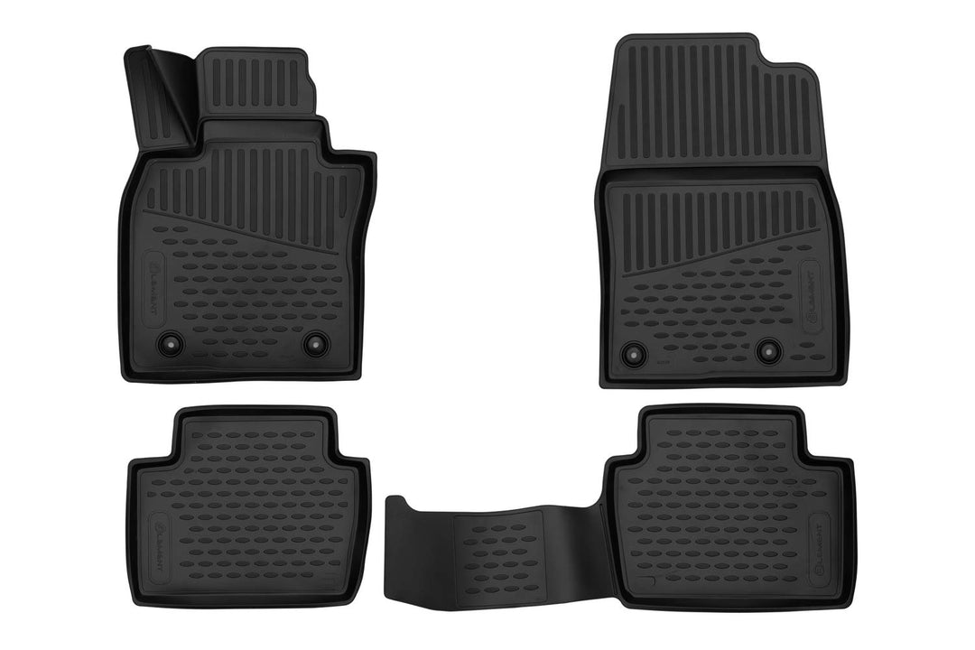 Element Fussmatten Gummimatten für Designed for Mazda CX-30 2019-> 4 TLG shwarz ajustement mesuré au