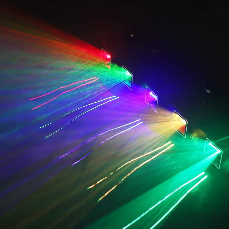 Stroboskop Disco Licht, UKing 4 in 1 RGBW lichteffekte, LED-Projektor Karaoke DJ Perform für Bühnenb
