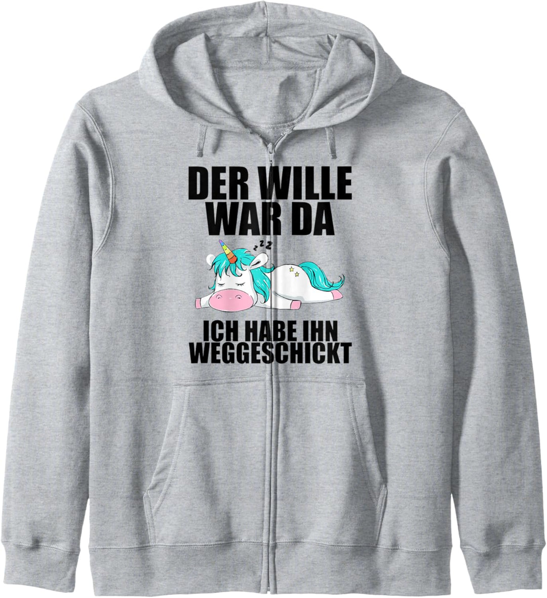 Lustig Spruch Einhorn Mitarbeiterin Arbeitskollege Kollegin Kapuzenjacke