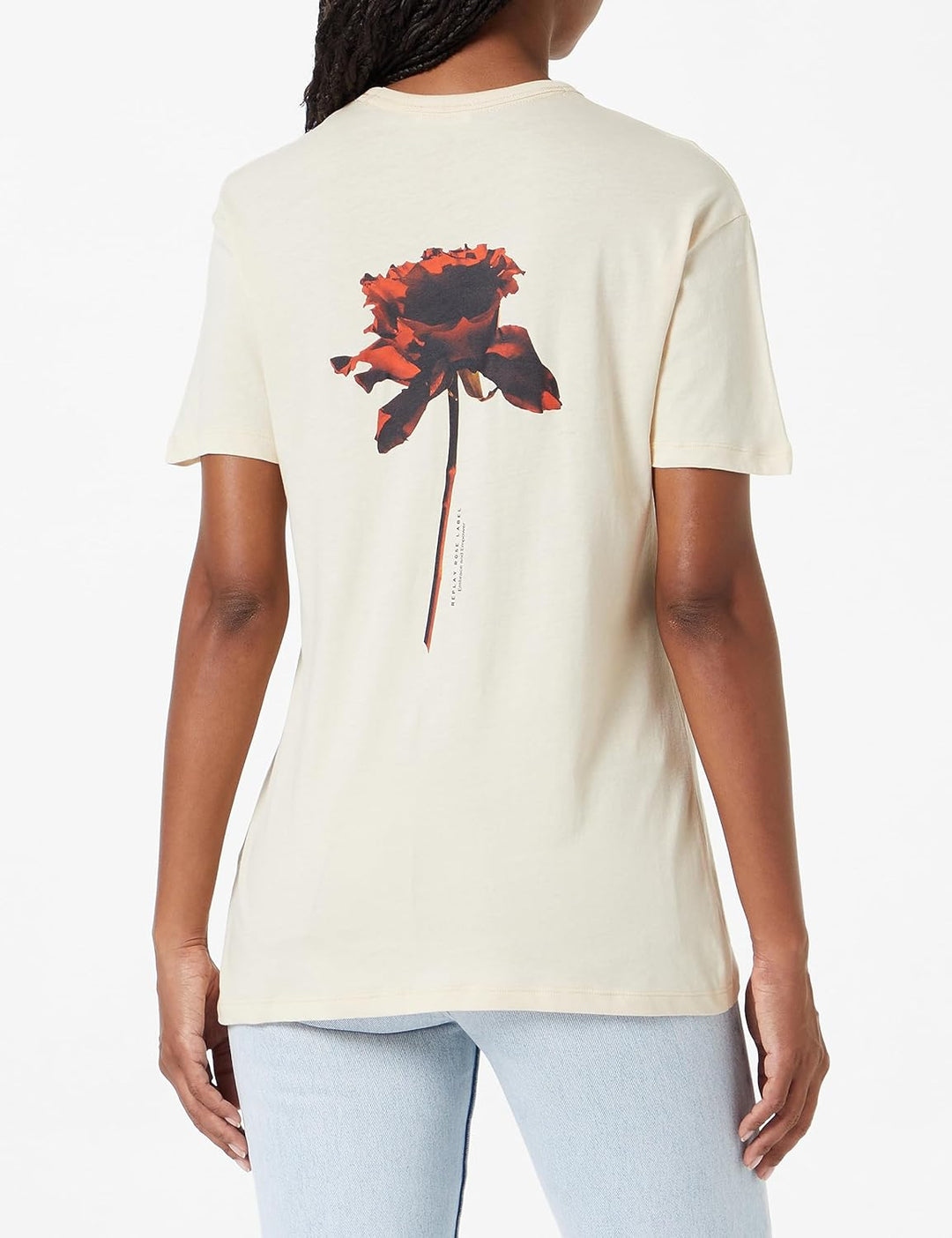 Replay Damen T-Shirt XL 611 Skin, XL 611 Skin