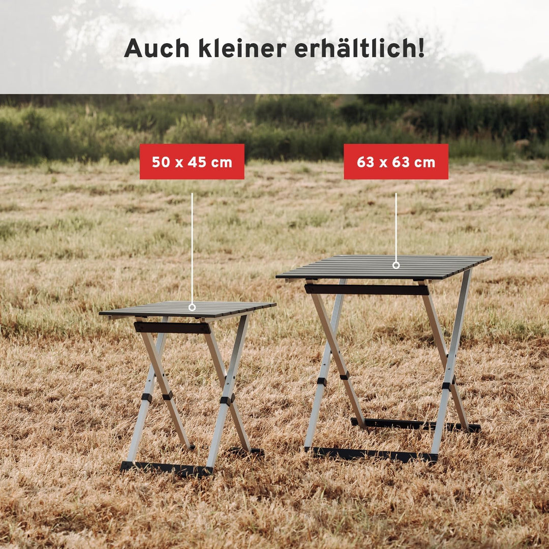 CAMPWERK Alu Camping Tisch, Campingtisch, Klapptisch, Gartentisch, Camping Möbel, Faltbar & Tragbar,