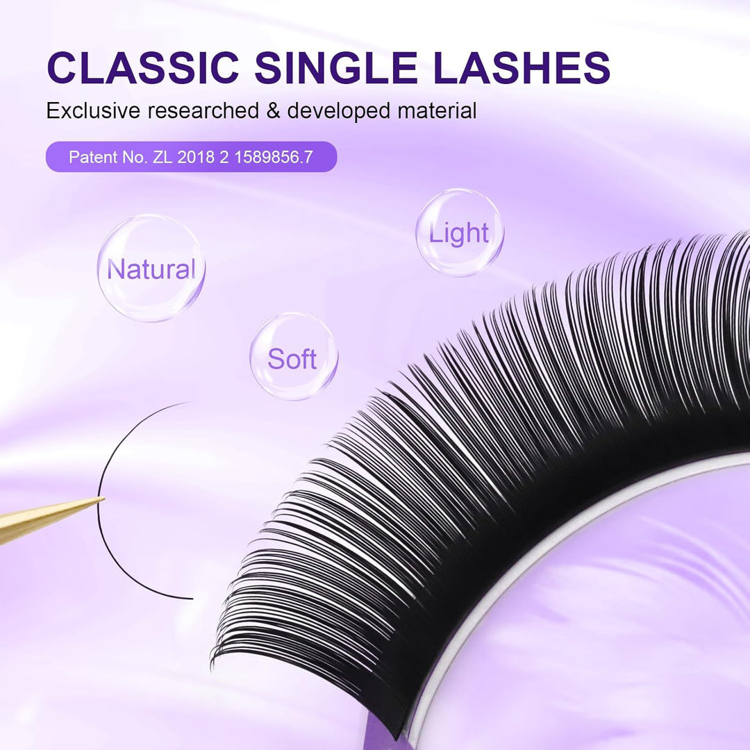 NAGARAKU 5 Kartons Einzelwimpern 1:1 Individuelle Wimpern Volumenwimpern Klassische Wimpernverlänger