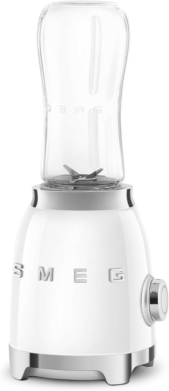 Smeg PBF01WHEU Mixer aus Edelstahl, weiss, Weiss