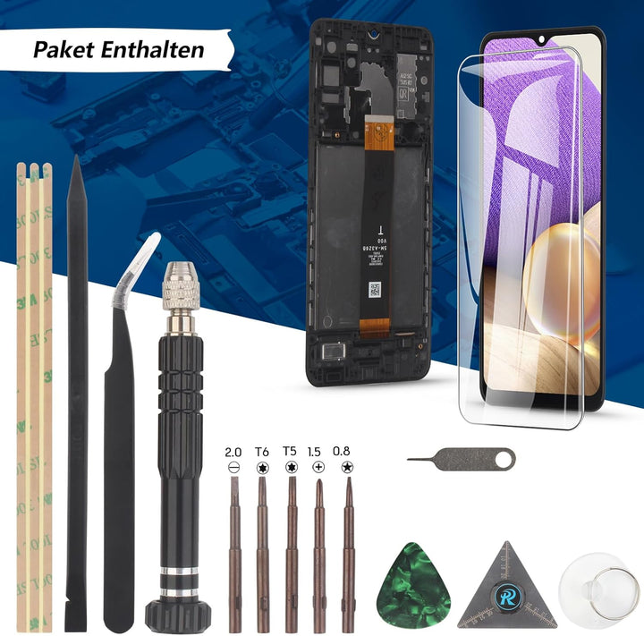 RongZy Ersatz Display Kompatibel für Samsung Galaxy A32 5G SM-A326B Touchscreen Bildschirm Digitizer