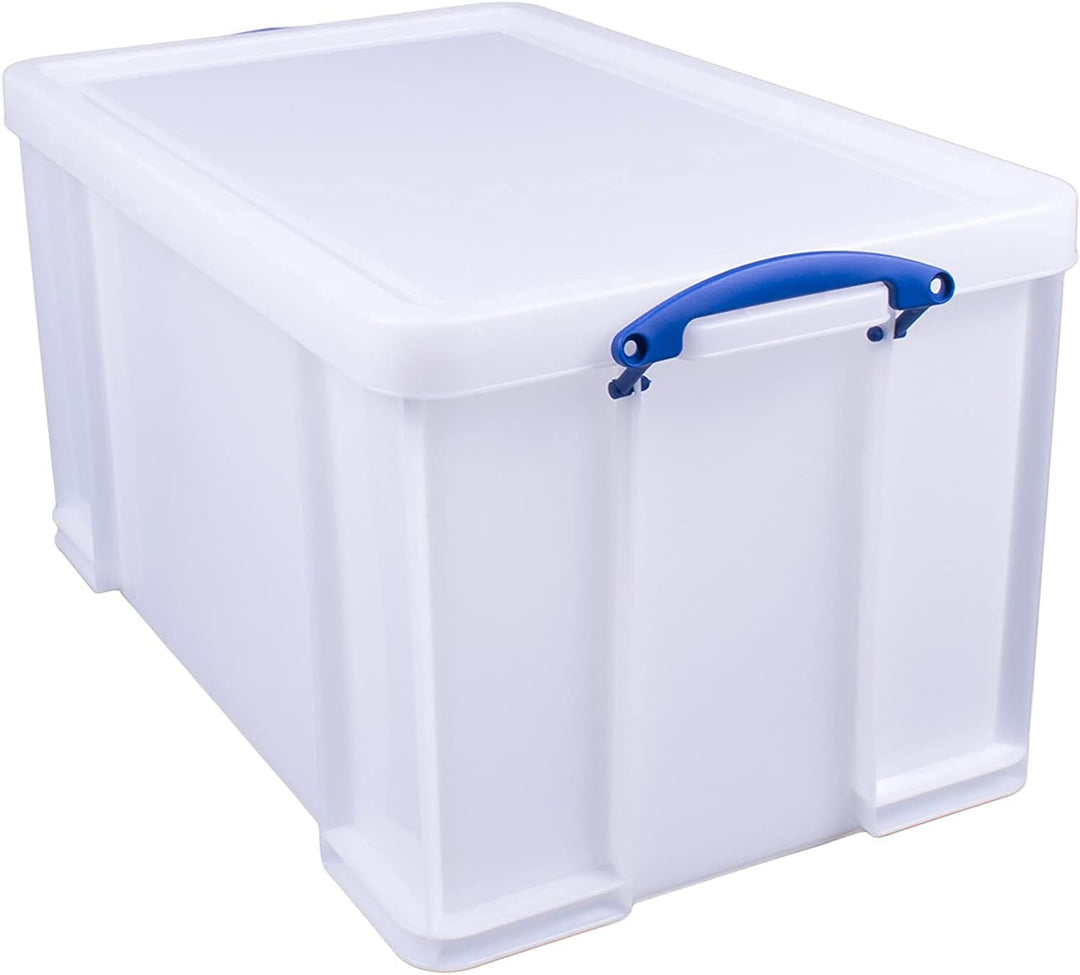 Really Useful Aufbewahrungsbox 84 Liter weiss stark 84 Litre, 84 Litre