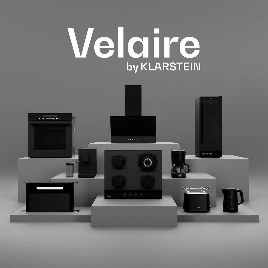 Klarstein Velaire Toaster – Toaster für 2 Scheiben 800 W, 7 Bräunungsstufen, Auftauen &amp; Aufwärmen, B