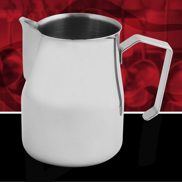FMprofessional Milchkännchen 750ml, Milch Pitcher aus Edelstahl, Milchaufschäumen für perfekten Capp