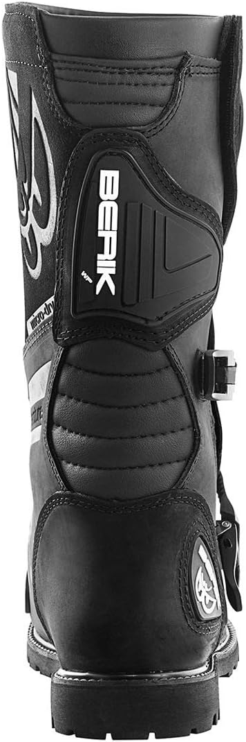 Berik All Terrain Adventure wasserdichte Motorradstiefel 40 EU Schwarz, 40 EU Schwarz