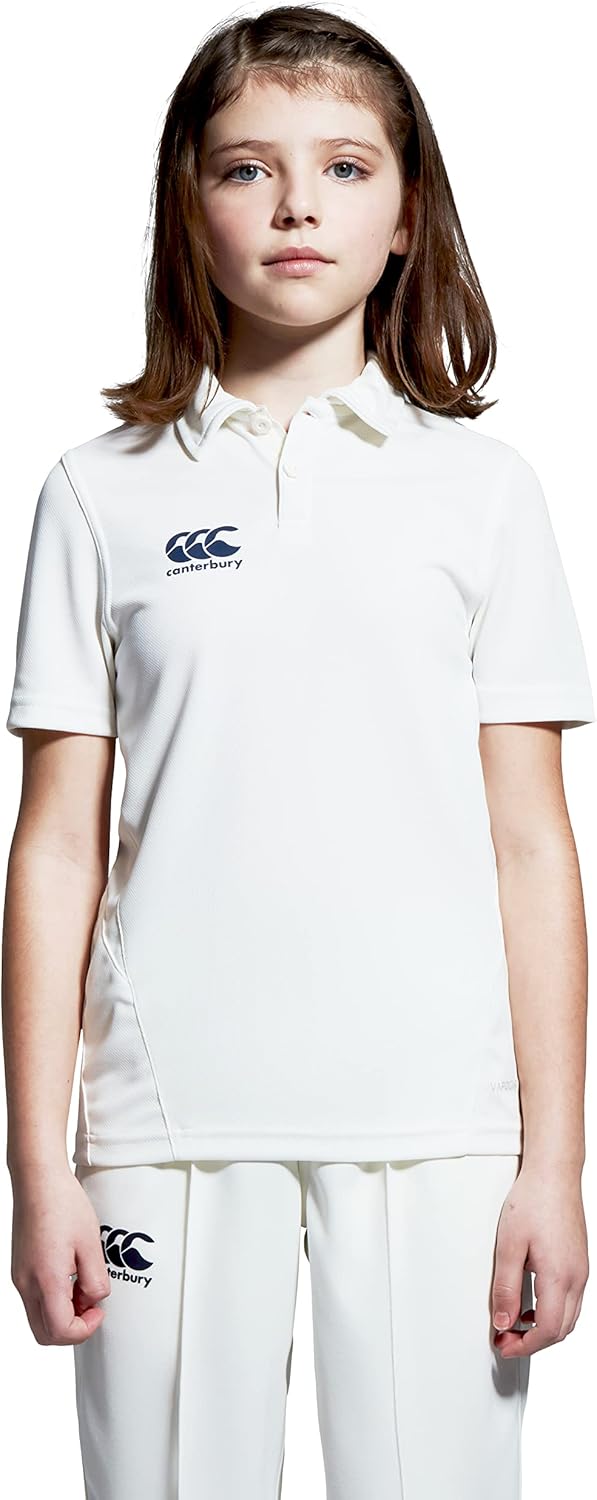 Canterbury Men's Adult Cricket Whites Shirt Polo 4 Jahre Cremefarben, 4 Jahre Cremefarben