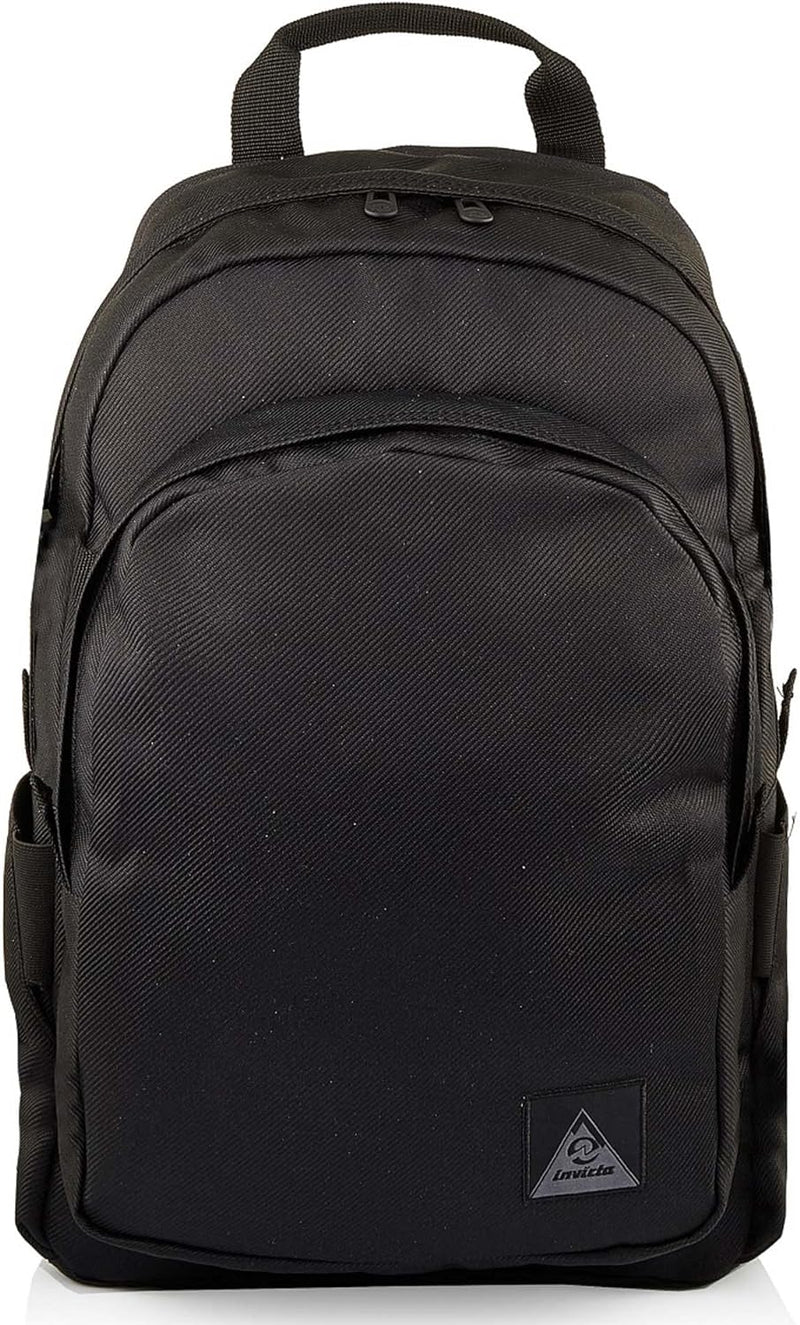 Invicta Round Backpack Geräumiger Rucksack, praktisch & unisex, mit Laptopfach für Uni, Arbeit, Reis