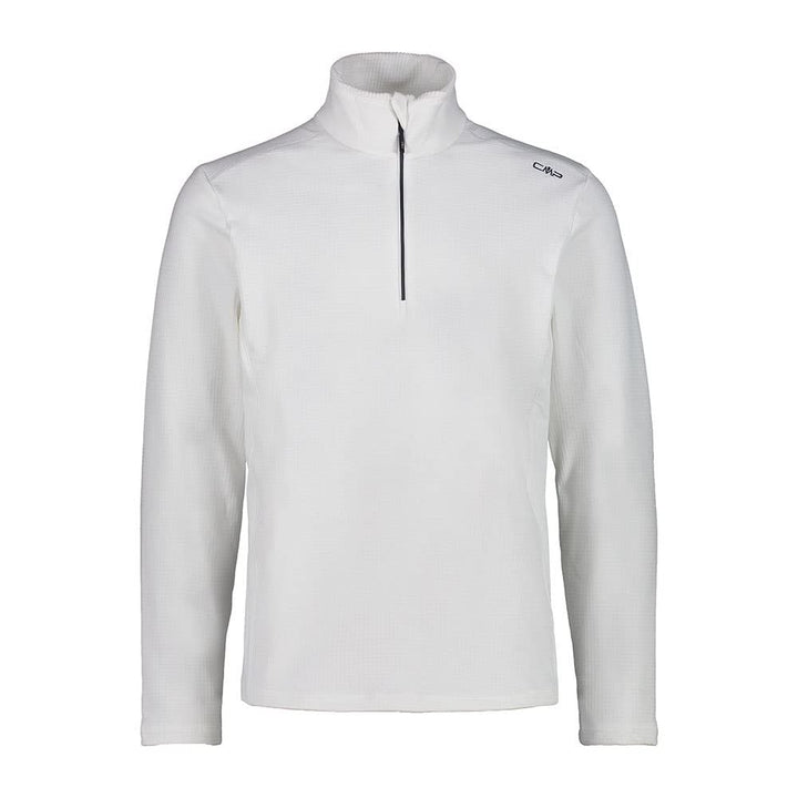 CMP Herren Herren-Sweatshirt Fleecejacke 3XL Weiss-b.blau, 3XL Weiß-b.blau