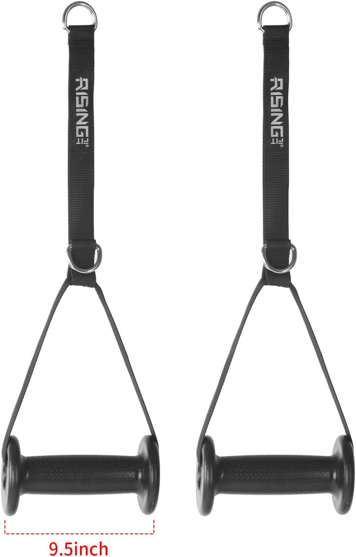 Verstellbare Widerstandsband-Griffe - Robuste Workout-Griffe mit rutschfesten Gummigriffen & flexibl