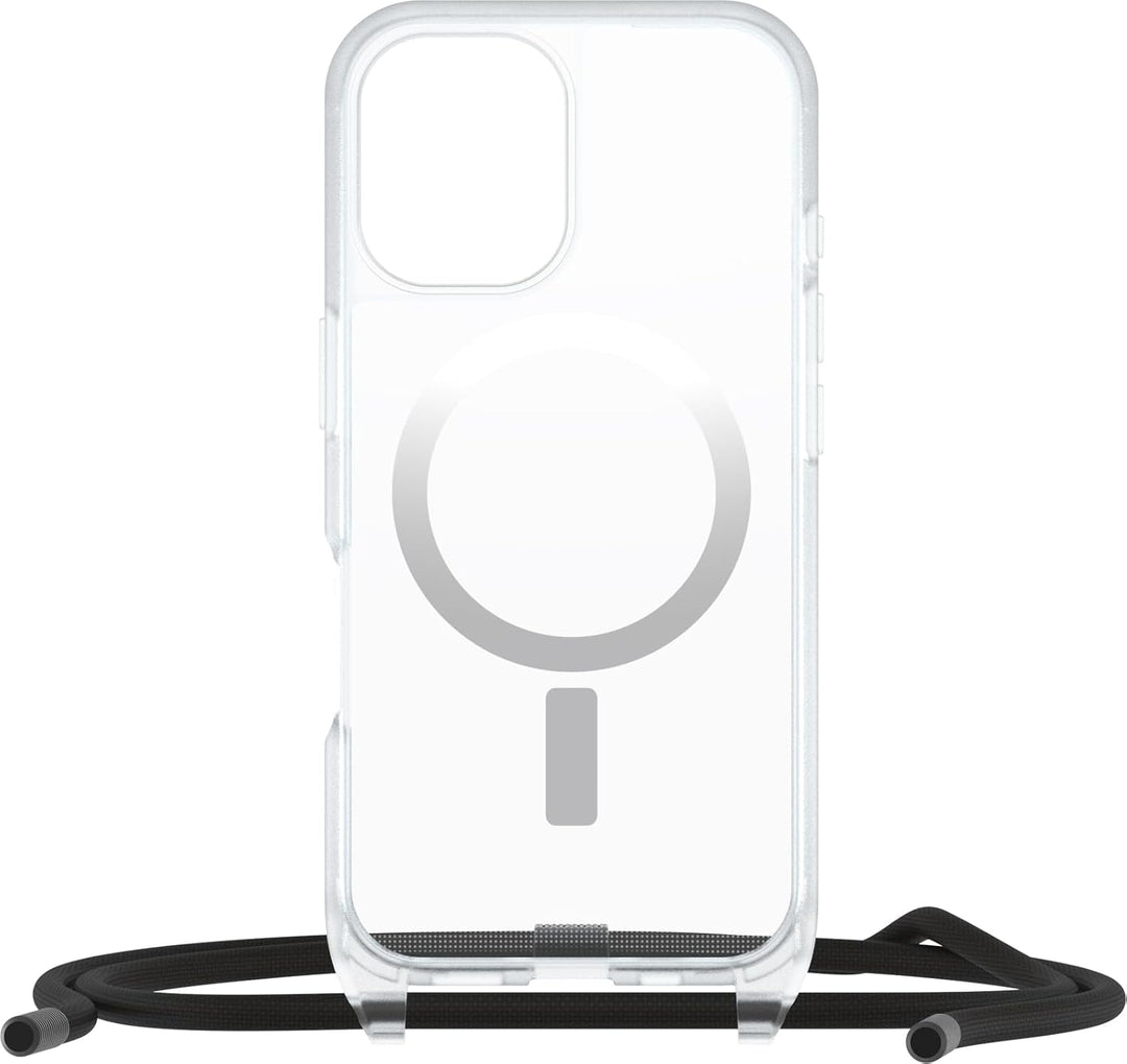 OtterBox React Necklace Hülle mit MagSafe für iPhone 16, ultraschlanke, schützende Hülle mit Verstel