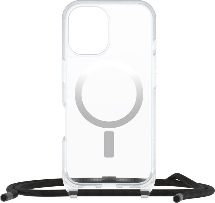 OtterBox React Necklace Hülle mit MagSafe für iPhone 16, ultraschlanke, schützende Hülle mit Verstel