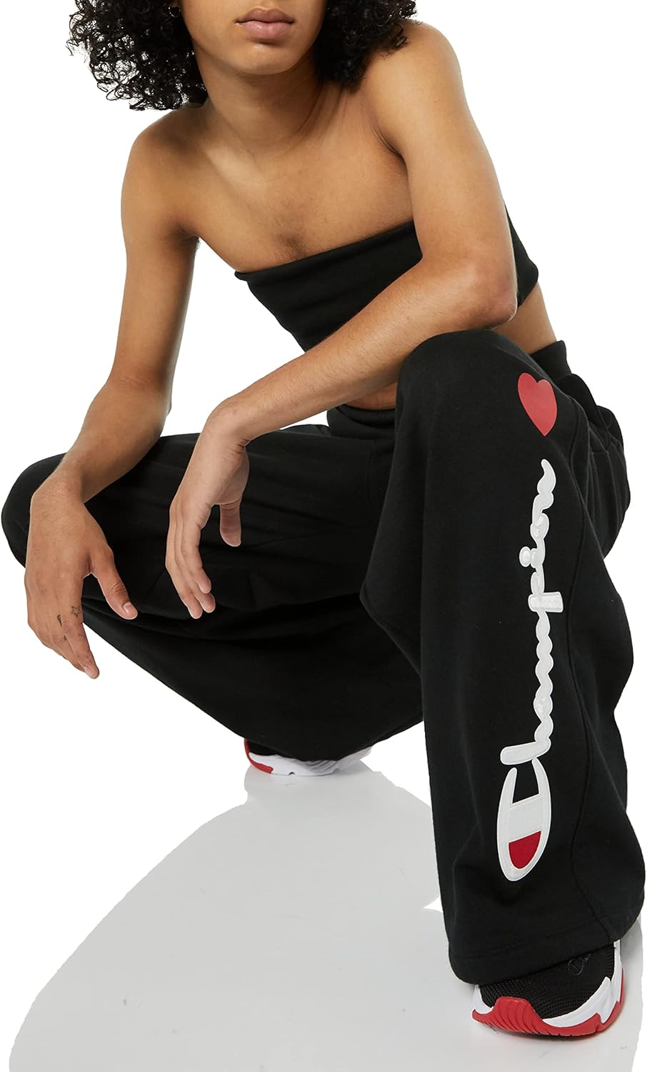 Champion Unisex Trainingshose Reverse Weave Puddle Pant M Ebony-510519, M Ebony-510519