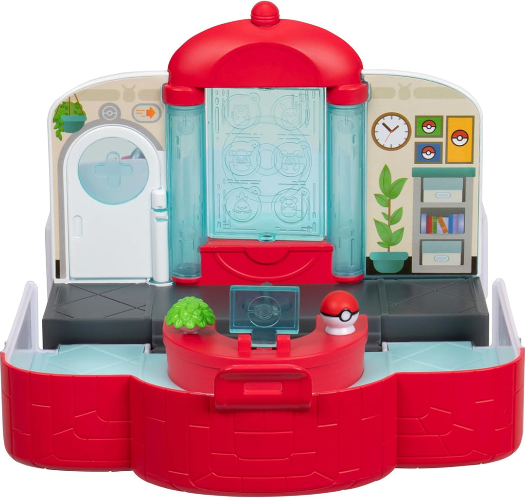 Squish-a-longs SQAL0071 - Pokémon Center Spielset - Sammeln, Tauschen, Spielen