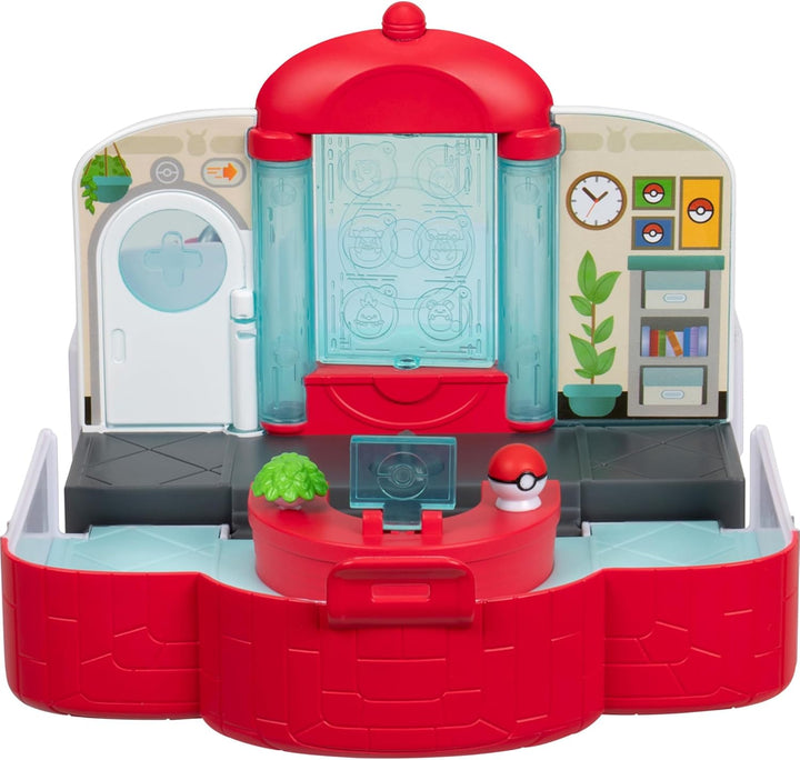 Squish-a-longs SQAL0071 - Pokémon Center Spielset - Sammeln, Tauschen, Spielen