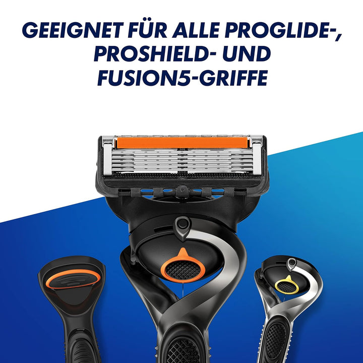 Gillette ProGlide Rasierklingen und Bartpflege Set, 10 Ersatzklingen für Nassrasierer Herren + Gille