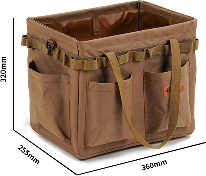 Tentock 33L Camping Picknick Tasche Rucksack mit Griffen und Haken, Tragbarer Lunchtasche Outdoor Pi