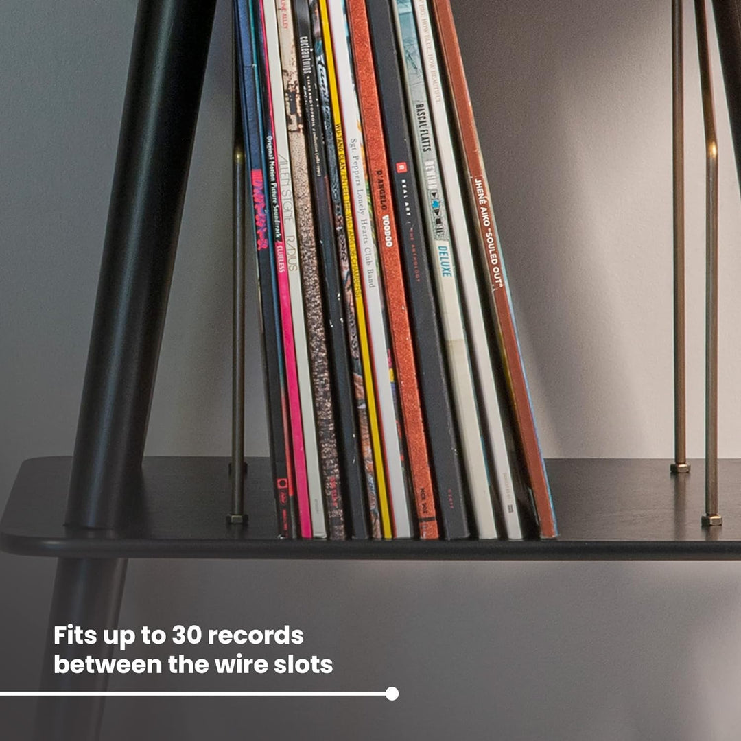 Crosley Manchester Schallplattenständer - Schallplatten Aufbewahrung - Passend für Alle Plattenspiel