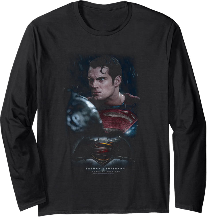 Batman v Superman Super Angry Langarmshirt